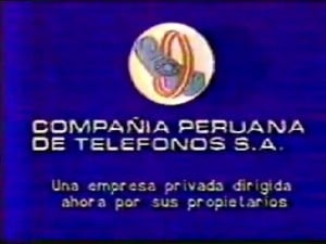 Anuncio Compaa Peruana de Telfonos (Per, 1991) 001
